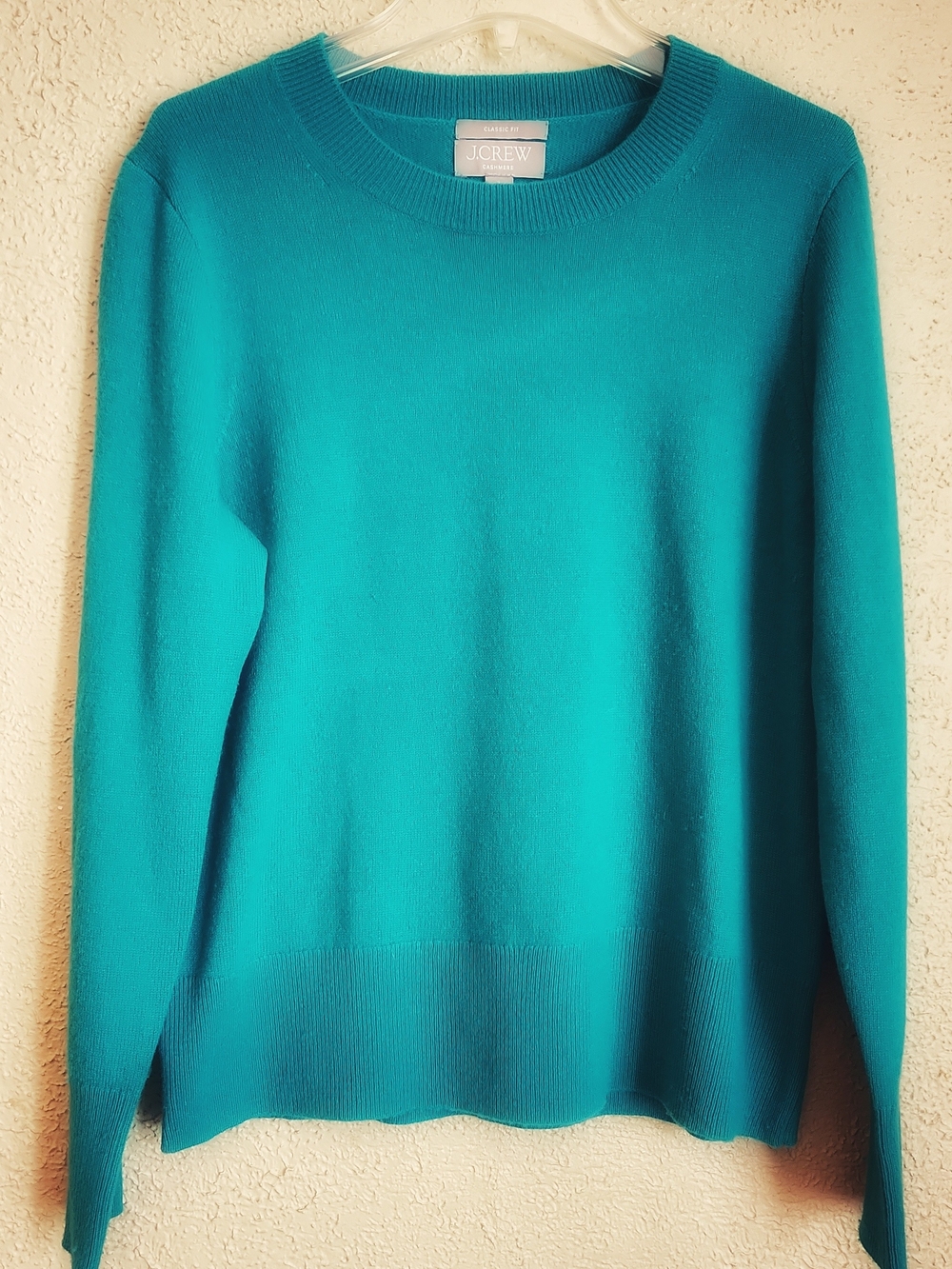 J. Crew Women’s Crewneck Sweater in Bright Teal
